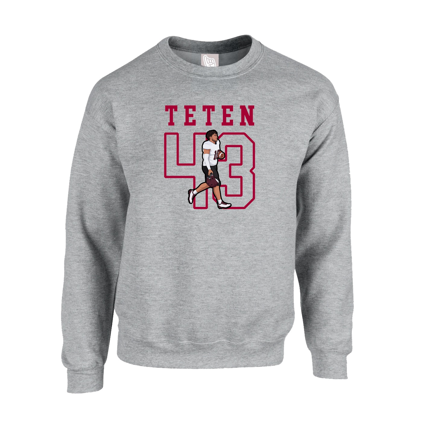 Fleece Crew — Shirsey in Grey