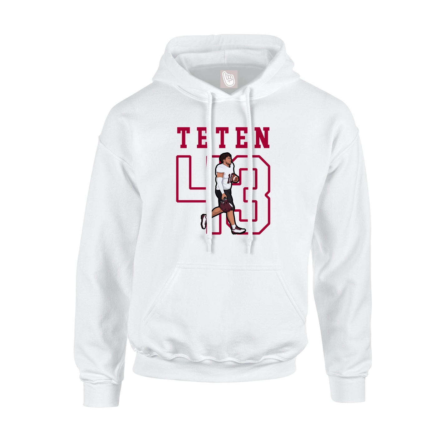 Youth Hoodie — Shirsey in White