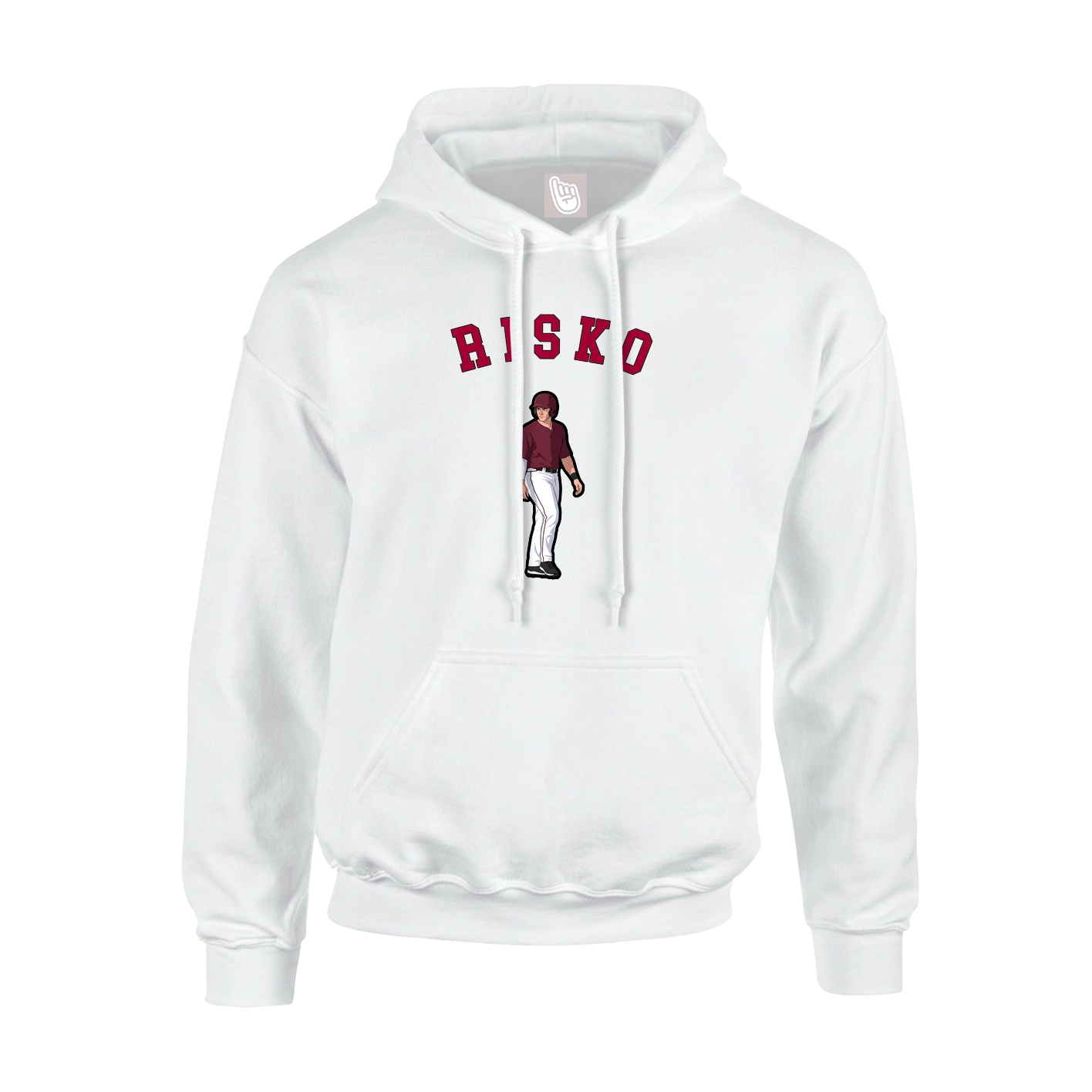Hoodie — Shirsey Arch in White