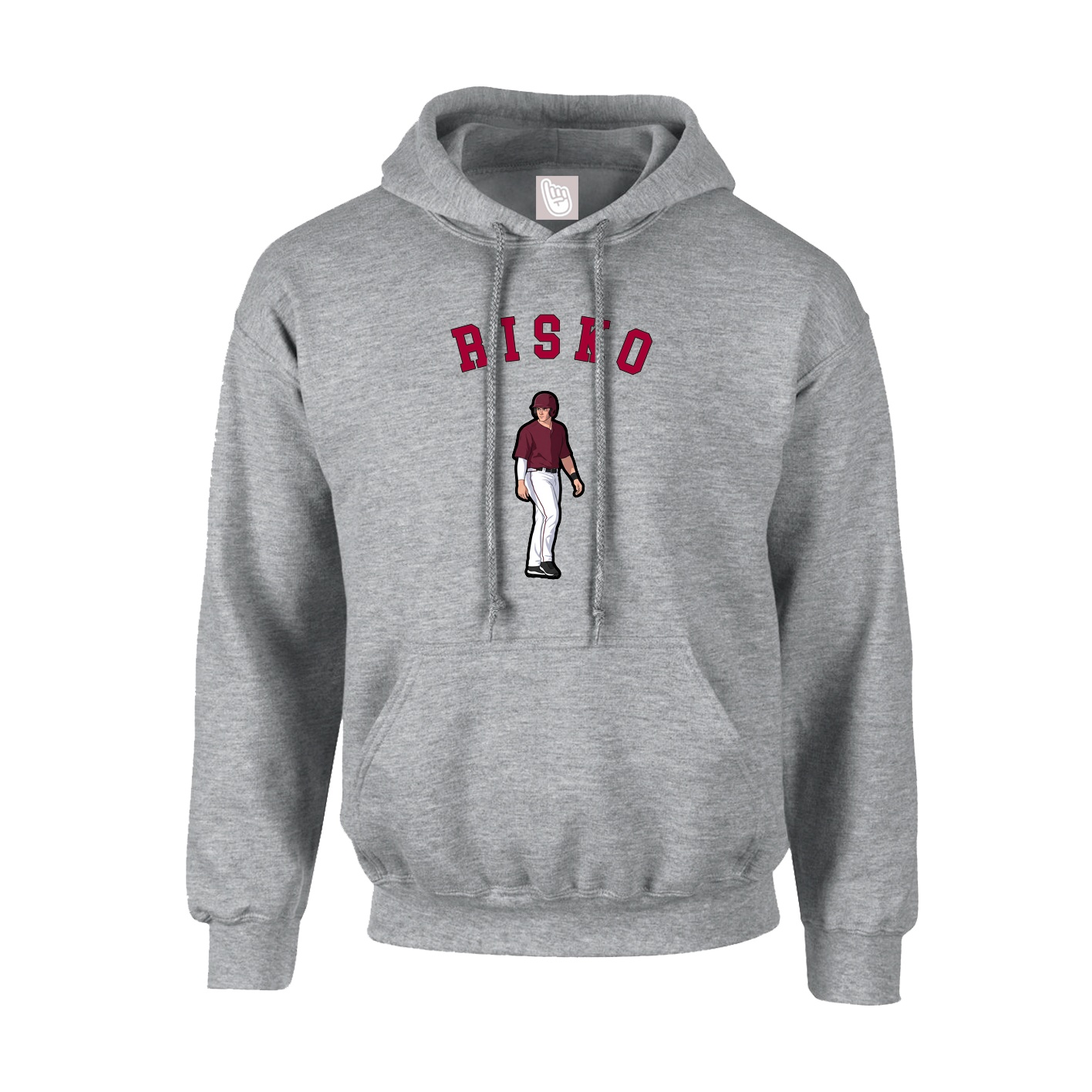 Youth Hoodie — Shirsey Arch in Grey