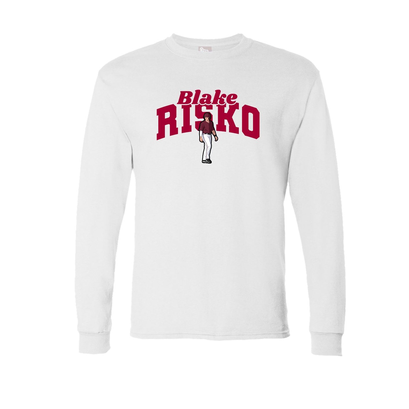 Long Sleeve Tee — Signature Arch in White