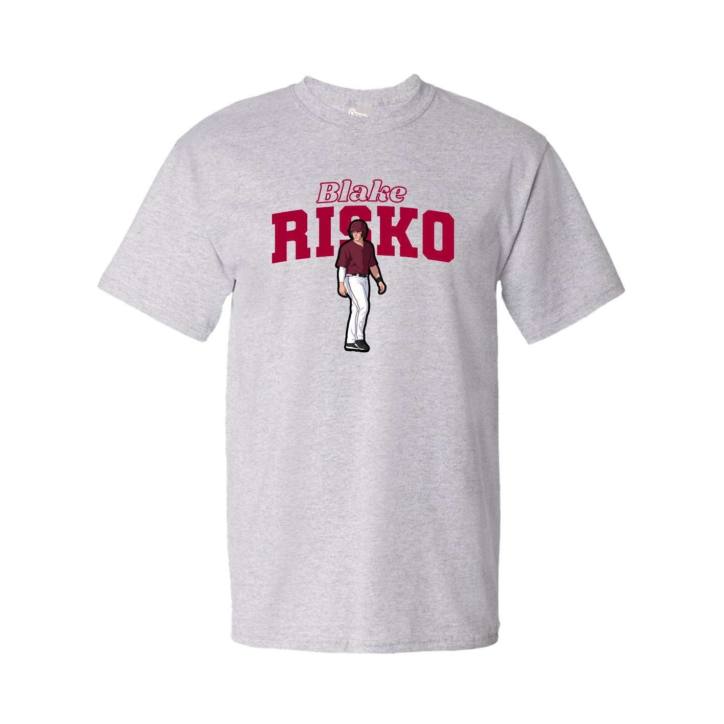 Tee — Name Arch in Grey
