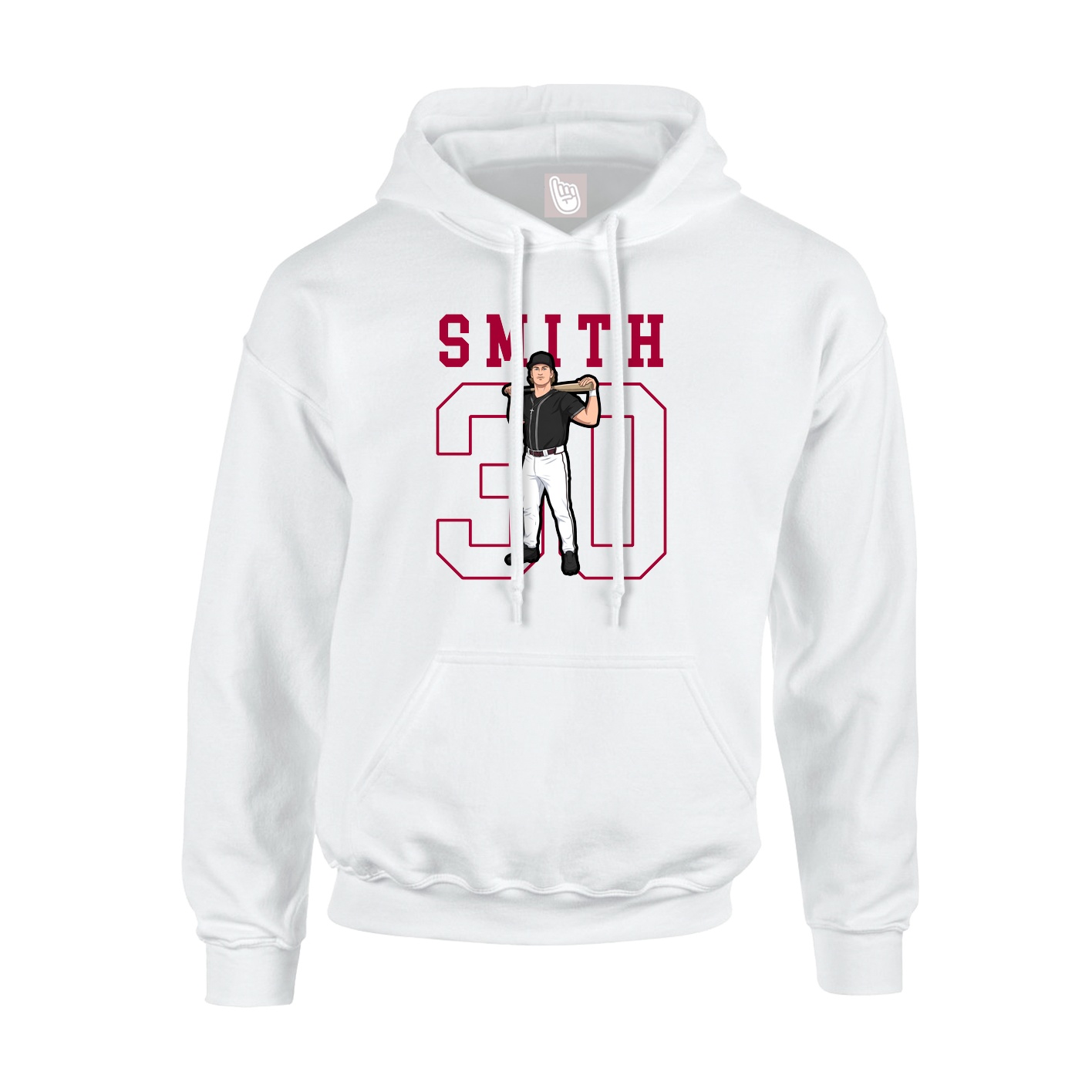 Hoodie — Shirsey in White