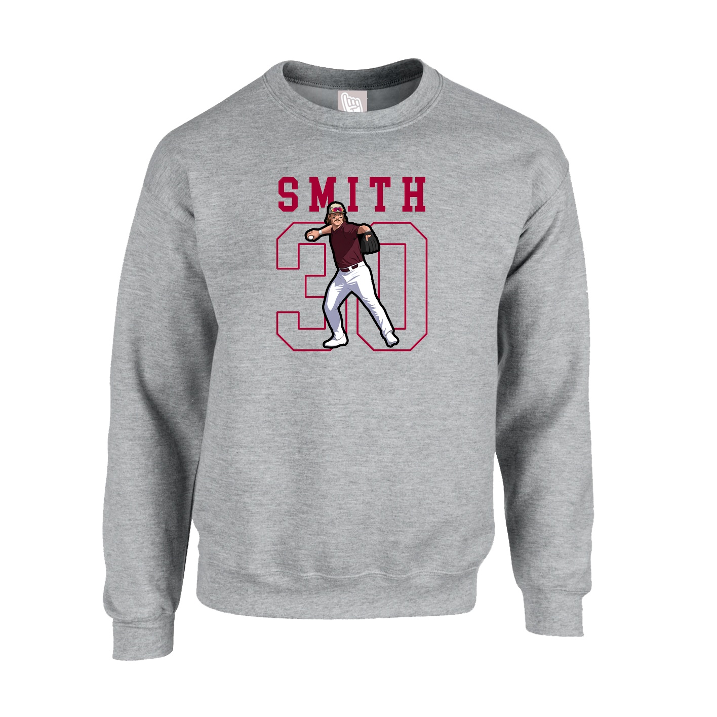 Fleece Crew — Shirsey in Grey