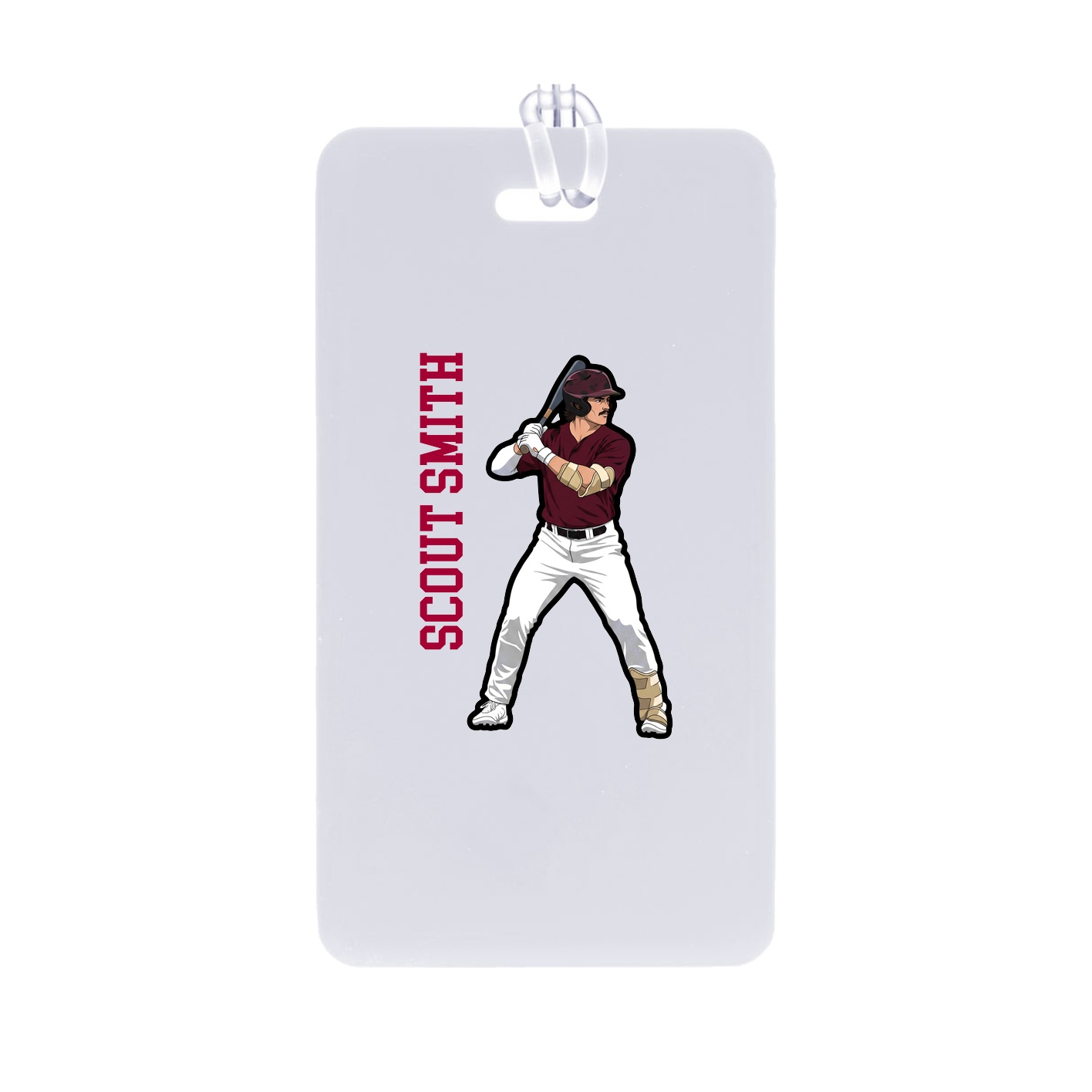 Bag Tag — Name Vertical in Classic