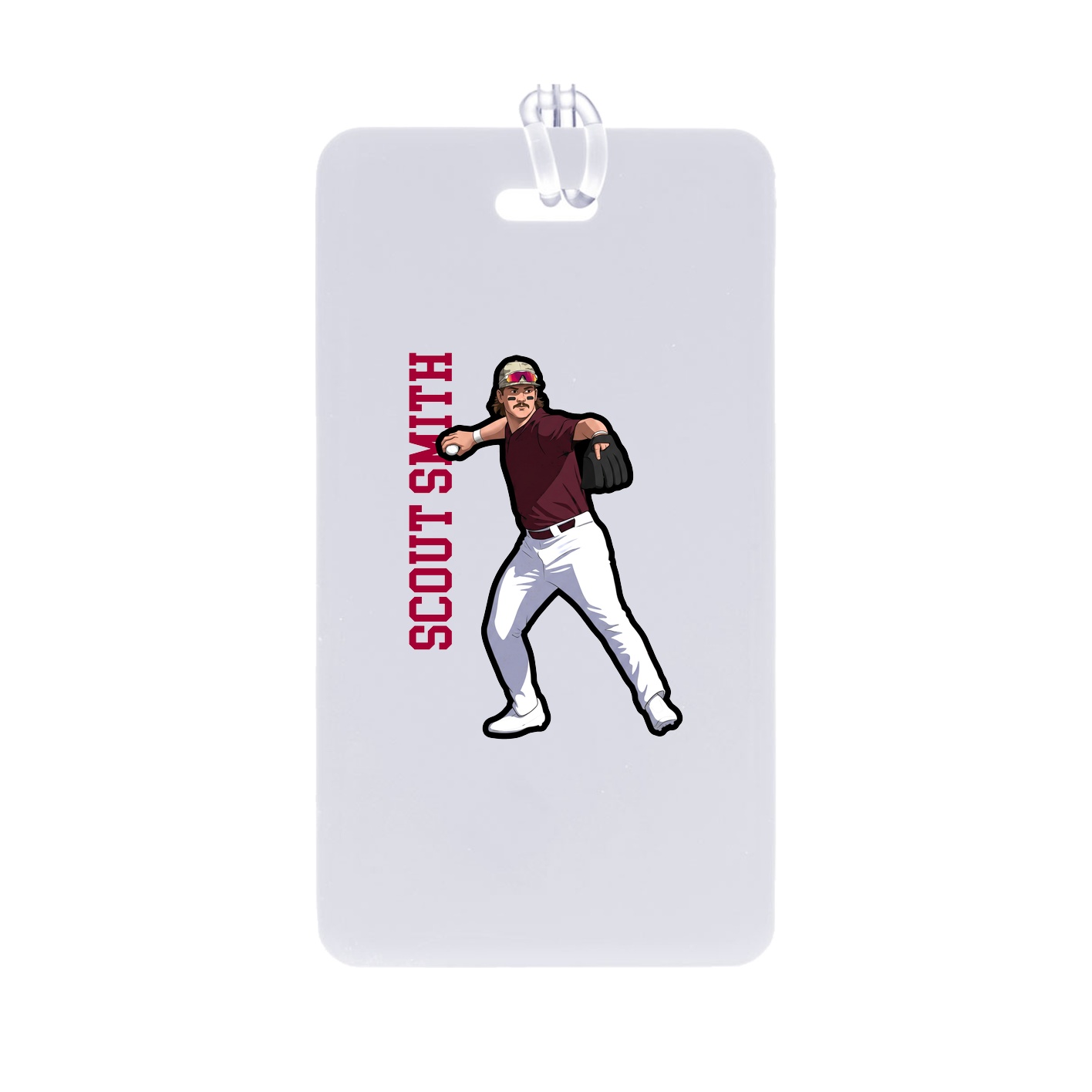 Bag Tag — Name Vertical in Classic