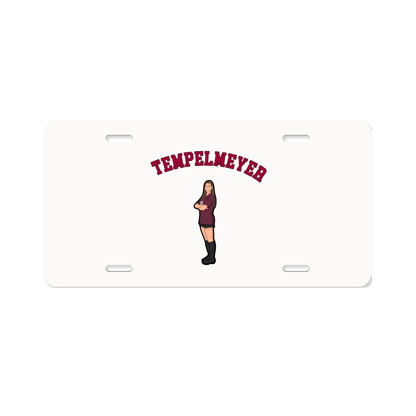License Plate — Shirsey Arch in Classic