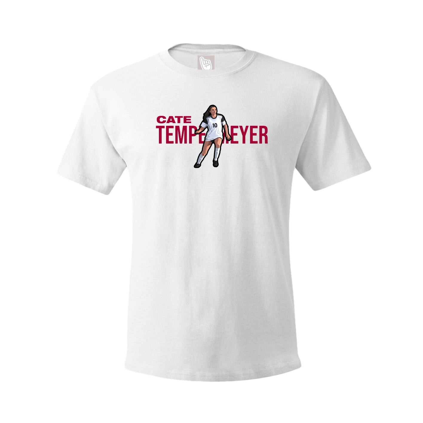 Youth Tee — Player Name in White