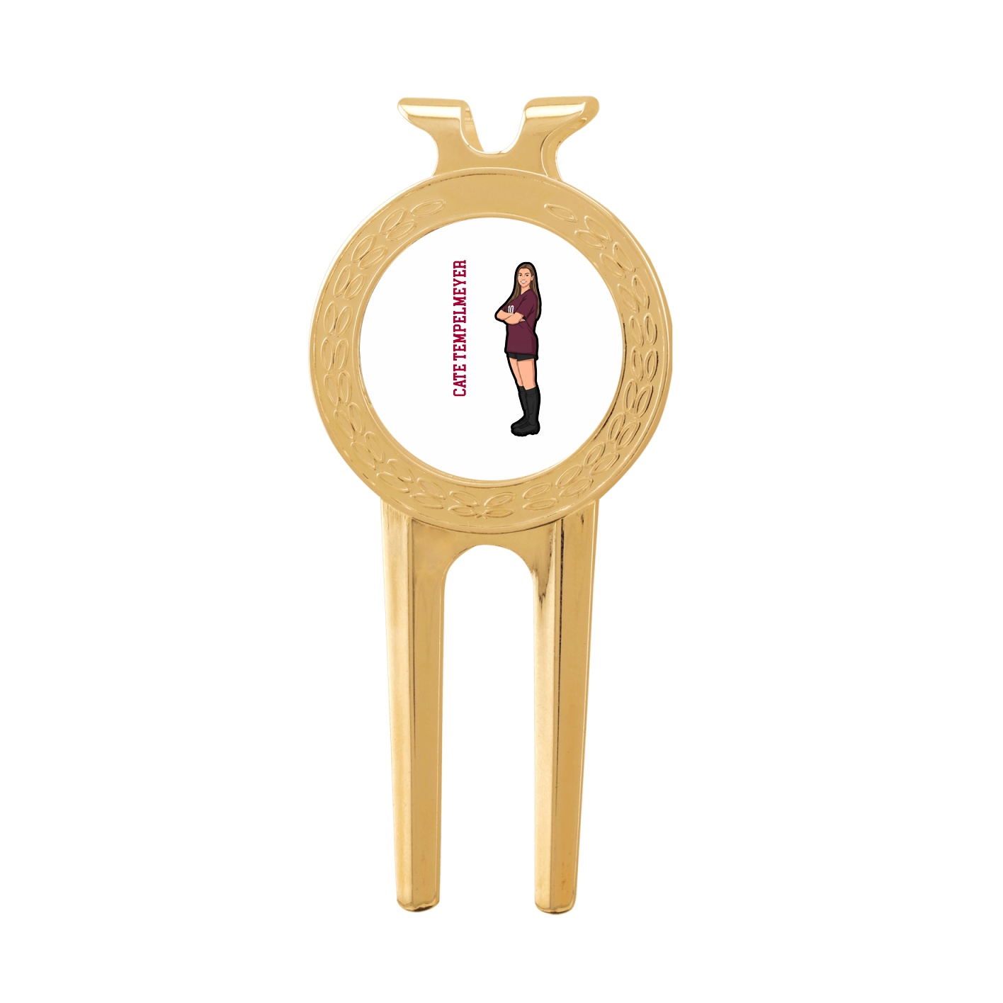 Divot Tool with Ball Marker — Name Vertical in Classic