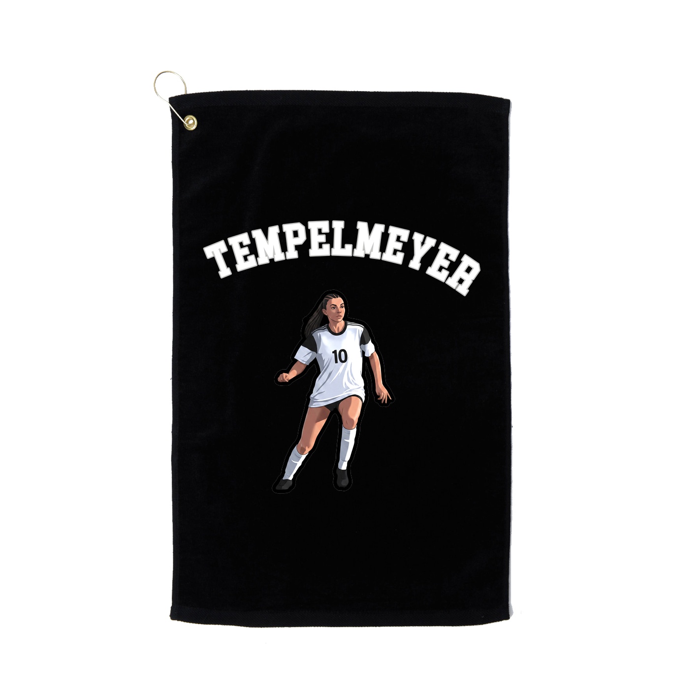 Golf Towel — Shirsey Arch in Black