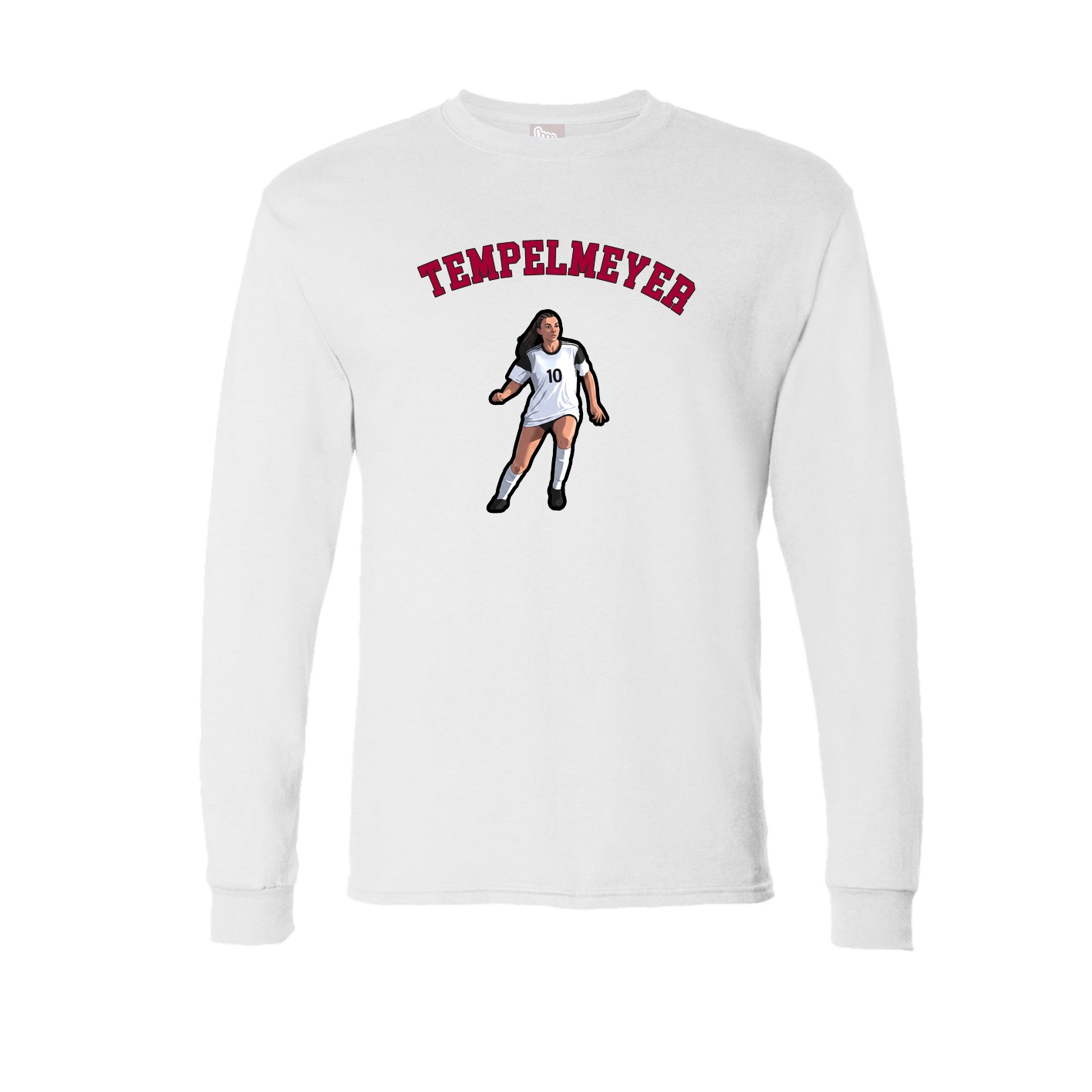 Long Sleeve Tee — Shirsey Arch in White