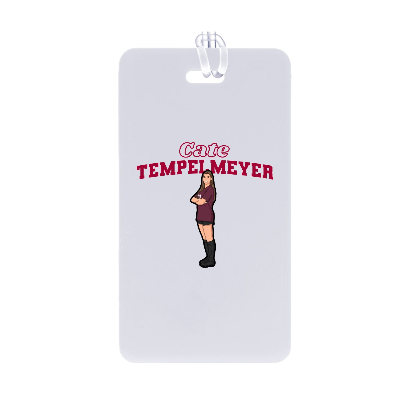 Bag Tag — Name Arch in Classic