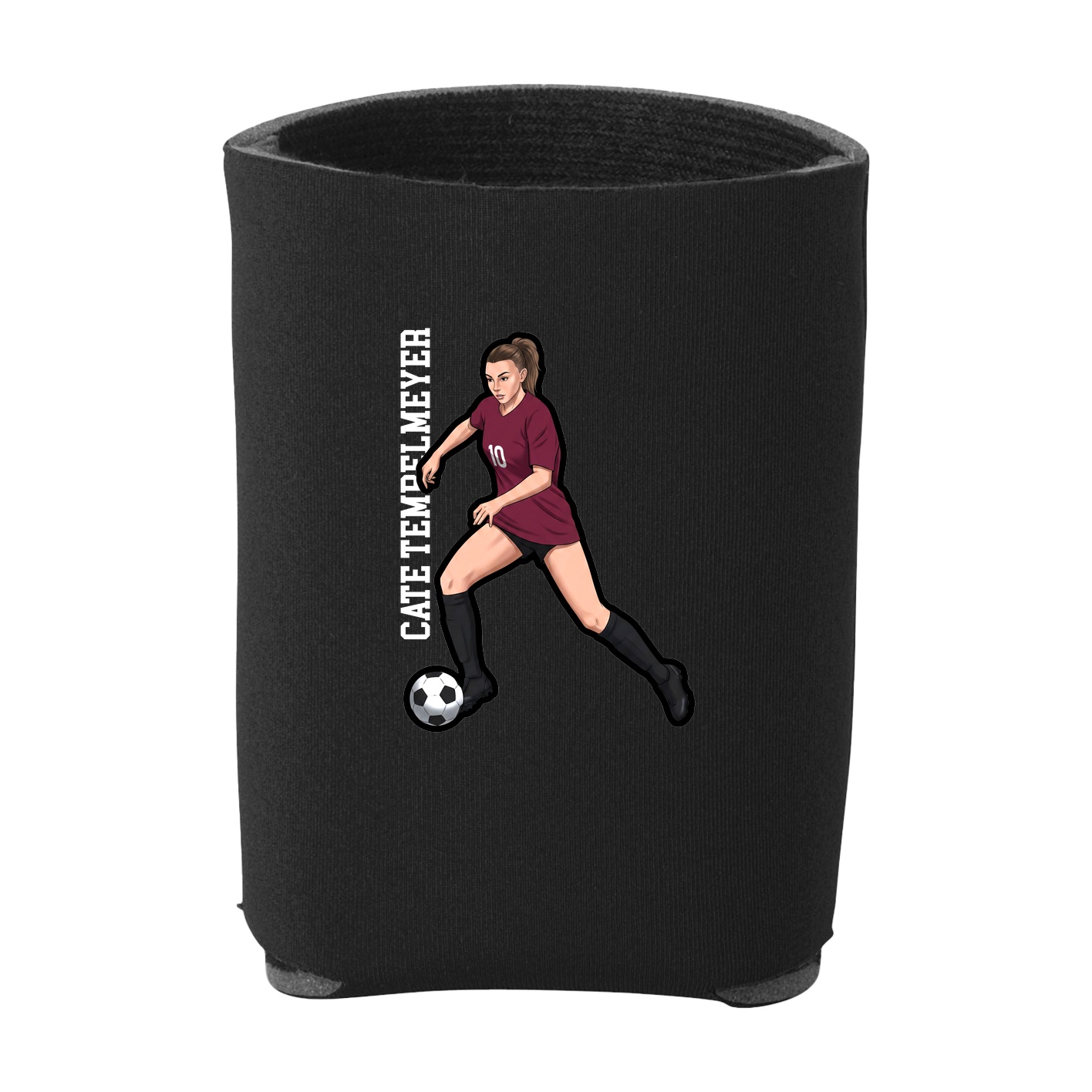 Can Holder — Name Vertical in Black