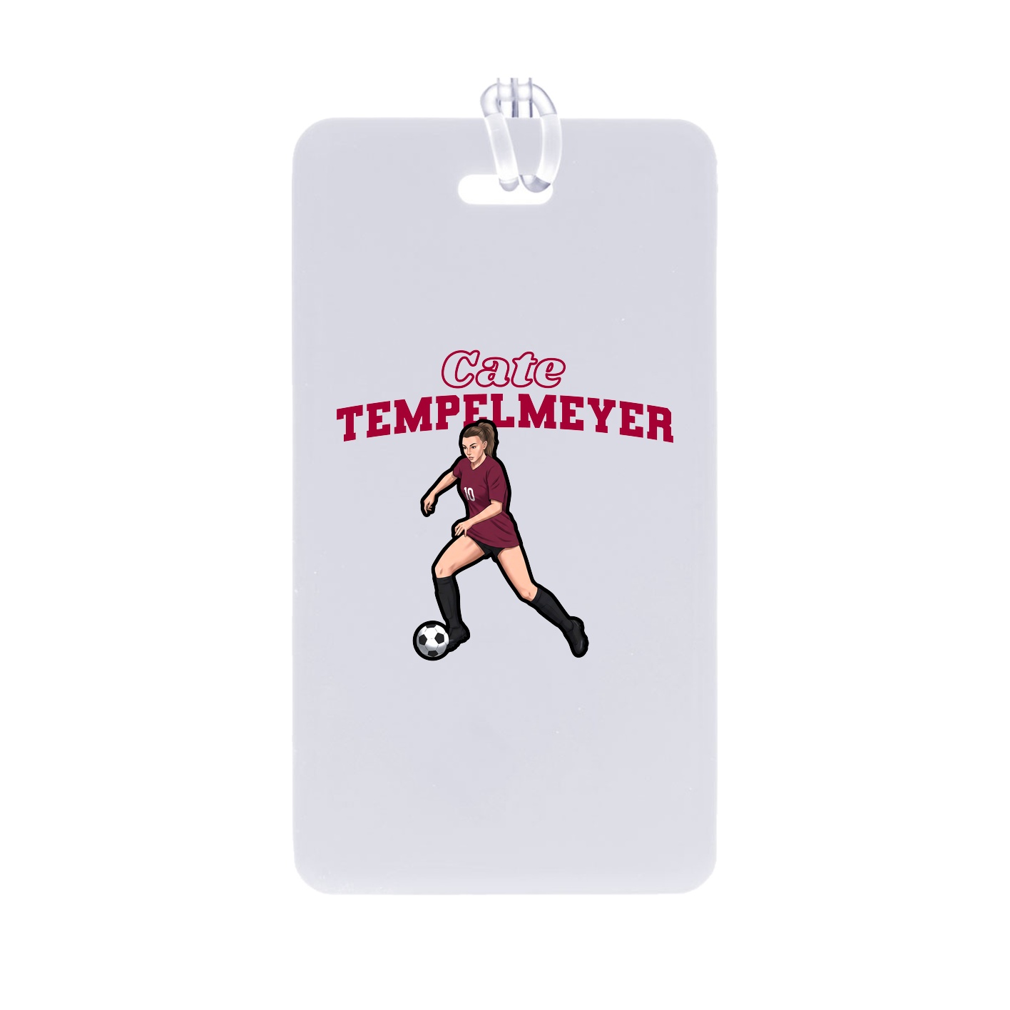 Bag Tag — Name Arch in Classic