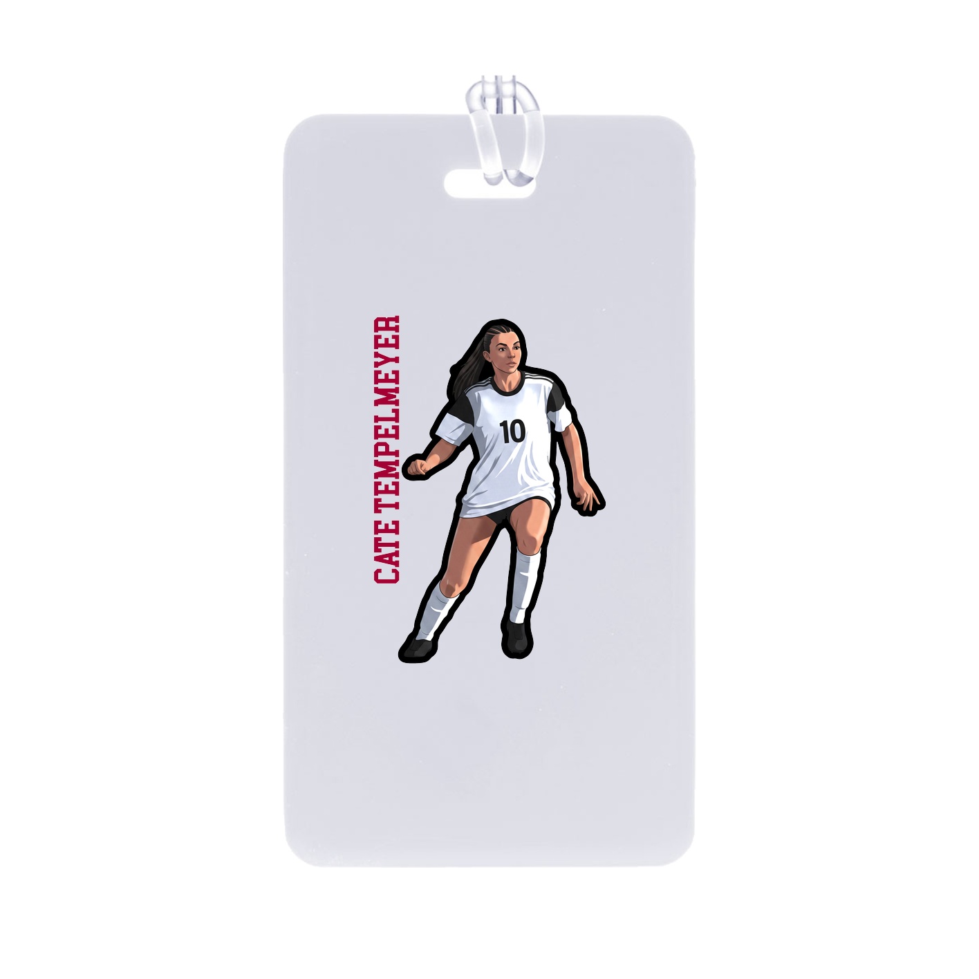 Bag Tag — Name Vertical in Classic