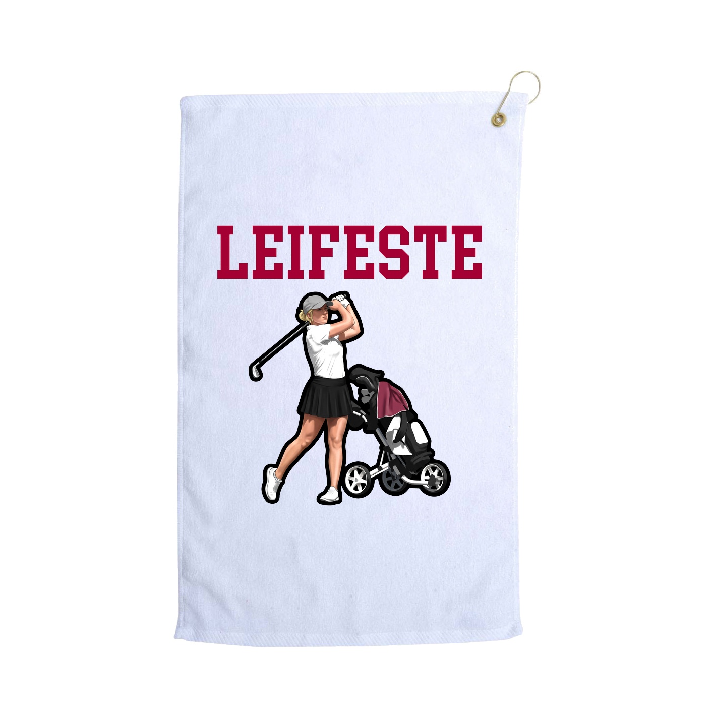 Golf Towel — Shirsey in White