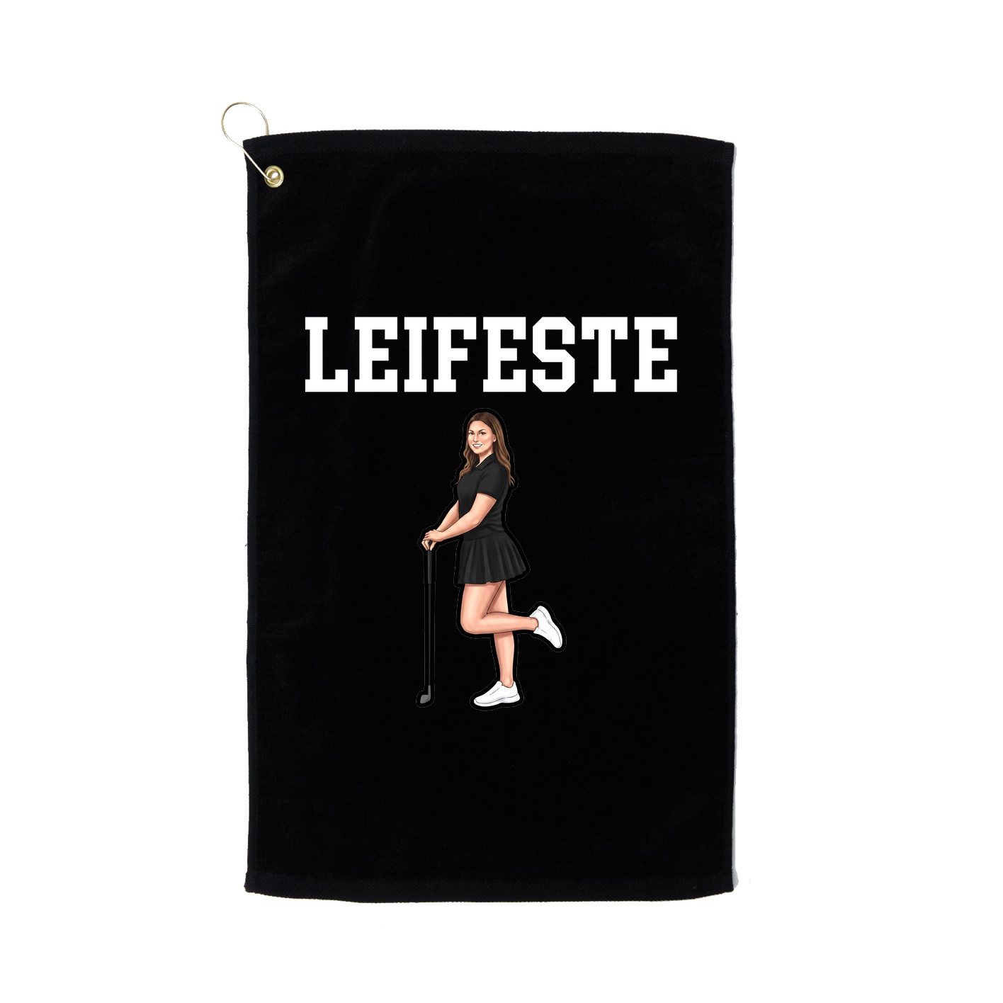 Golf Towel — Shirsey in Black