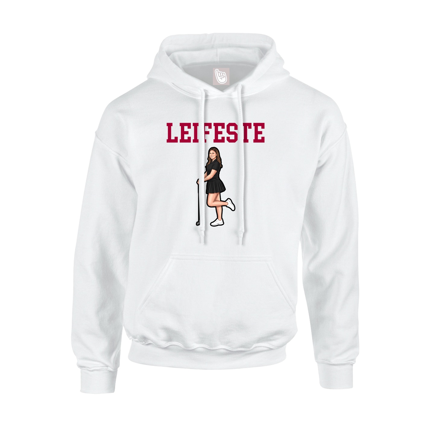 Hoodie — Shirsey in White