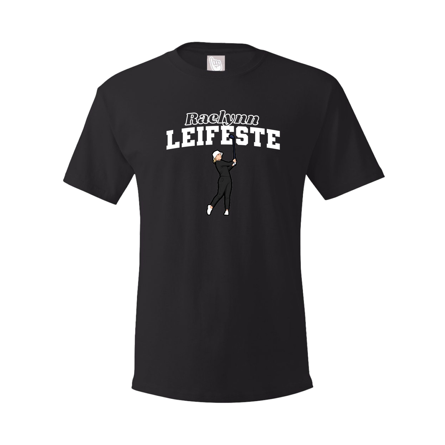 Youth Tee — Name Arch in Black