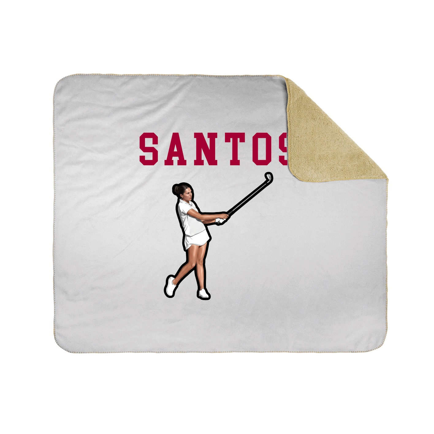 Throw Blanket — Shirsey in White