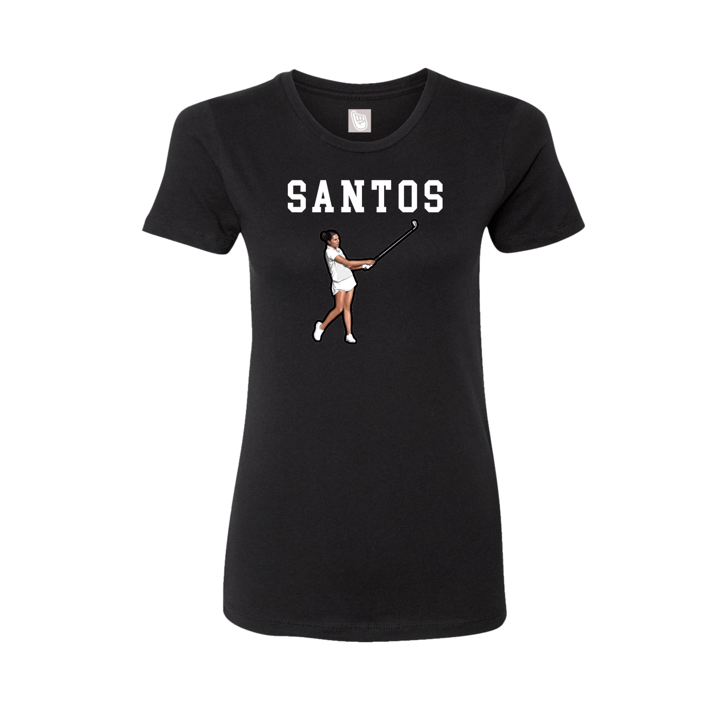 Fitted Women's Tee — Shirsey in Black