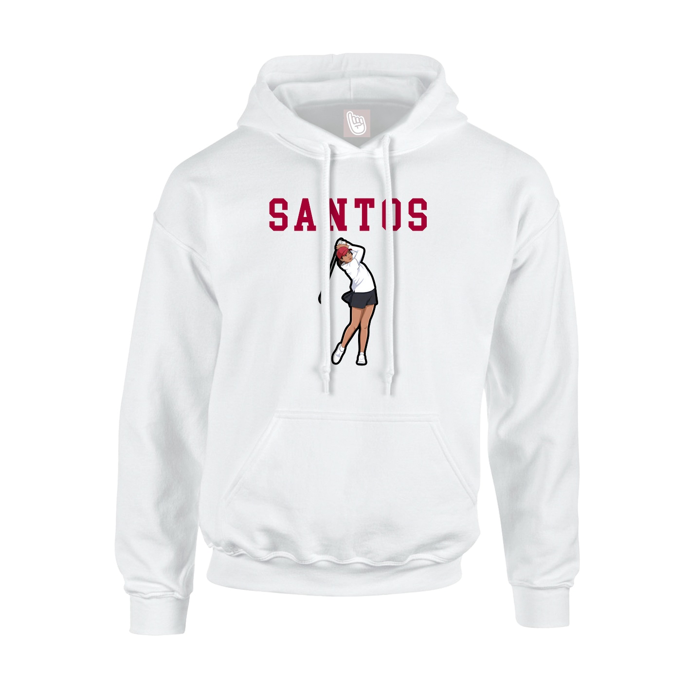 Hoodie — Shirsey in White