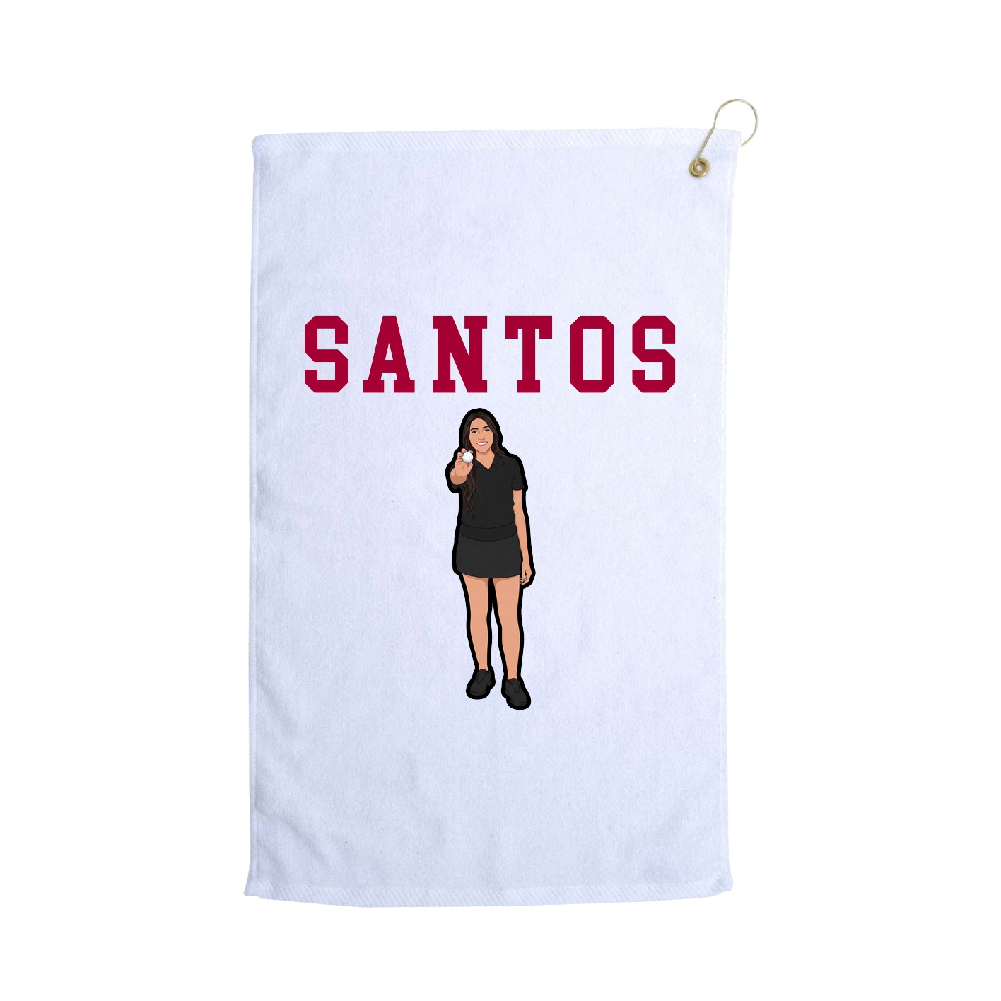 Golf Towel — Shirsey in White