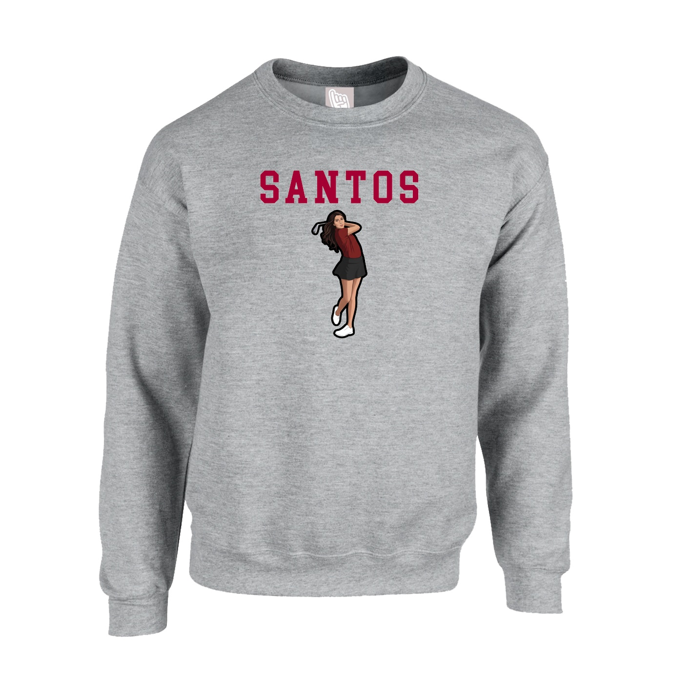 Fleece Crew — Shirsey in Grey