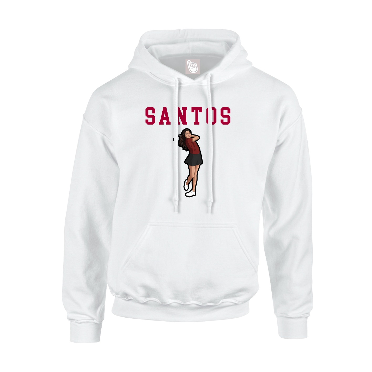 Youth Hoodie — Shirsey in White
