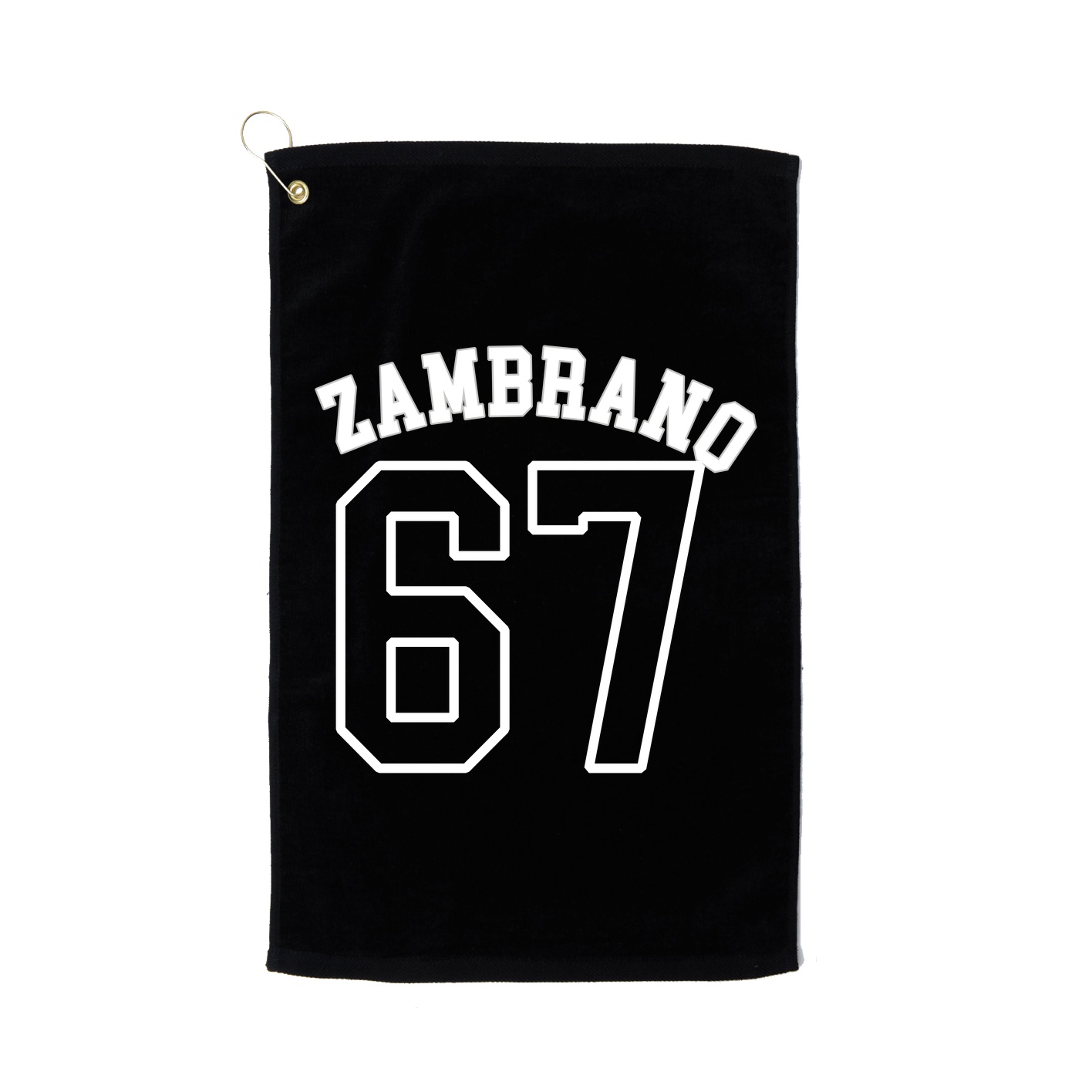 Golf Towel — Shirsey Arch in Black