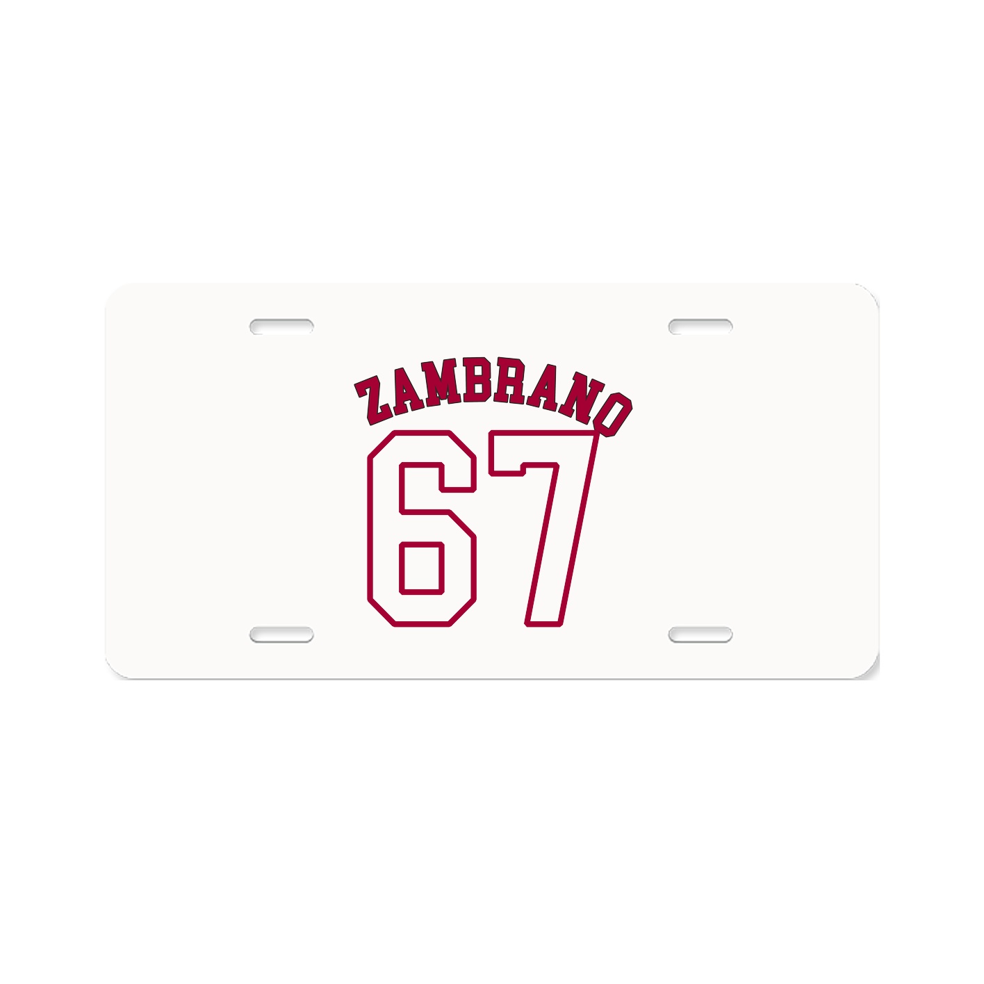 License Plate — Shirsey Arch in Classic