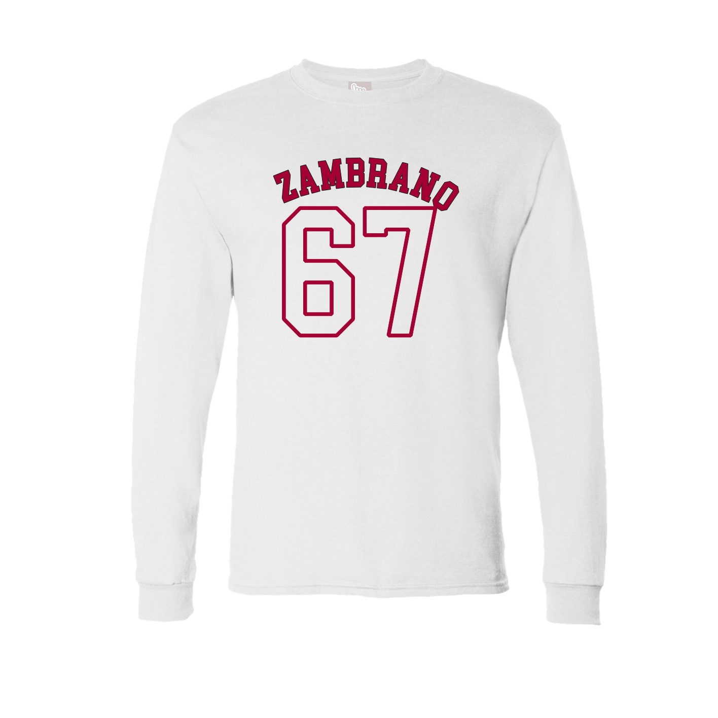 Long Sleeve Tee — Shirsey Arch in White