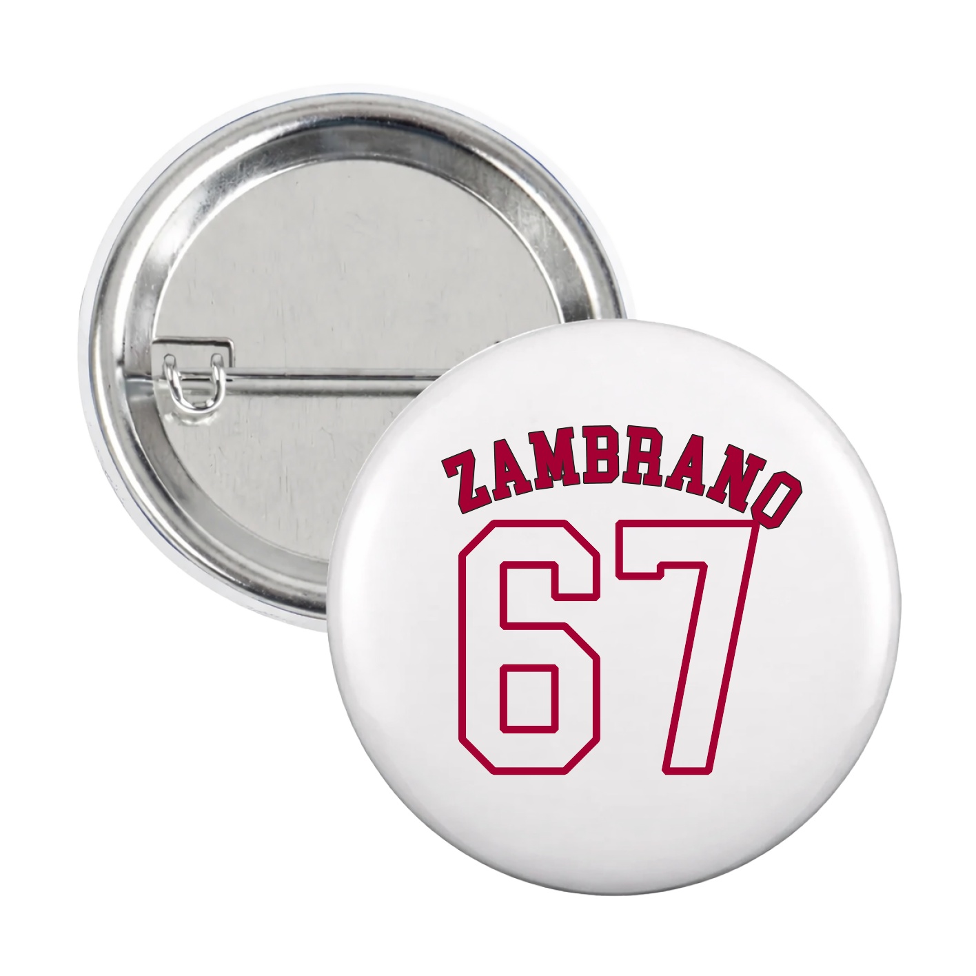 Game Day Button — Shirsey Arch in White