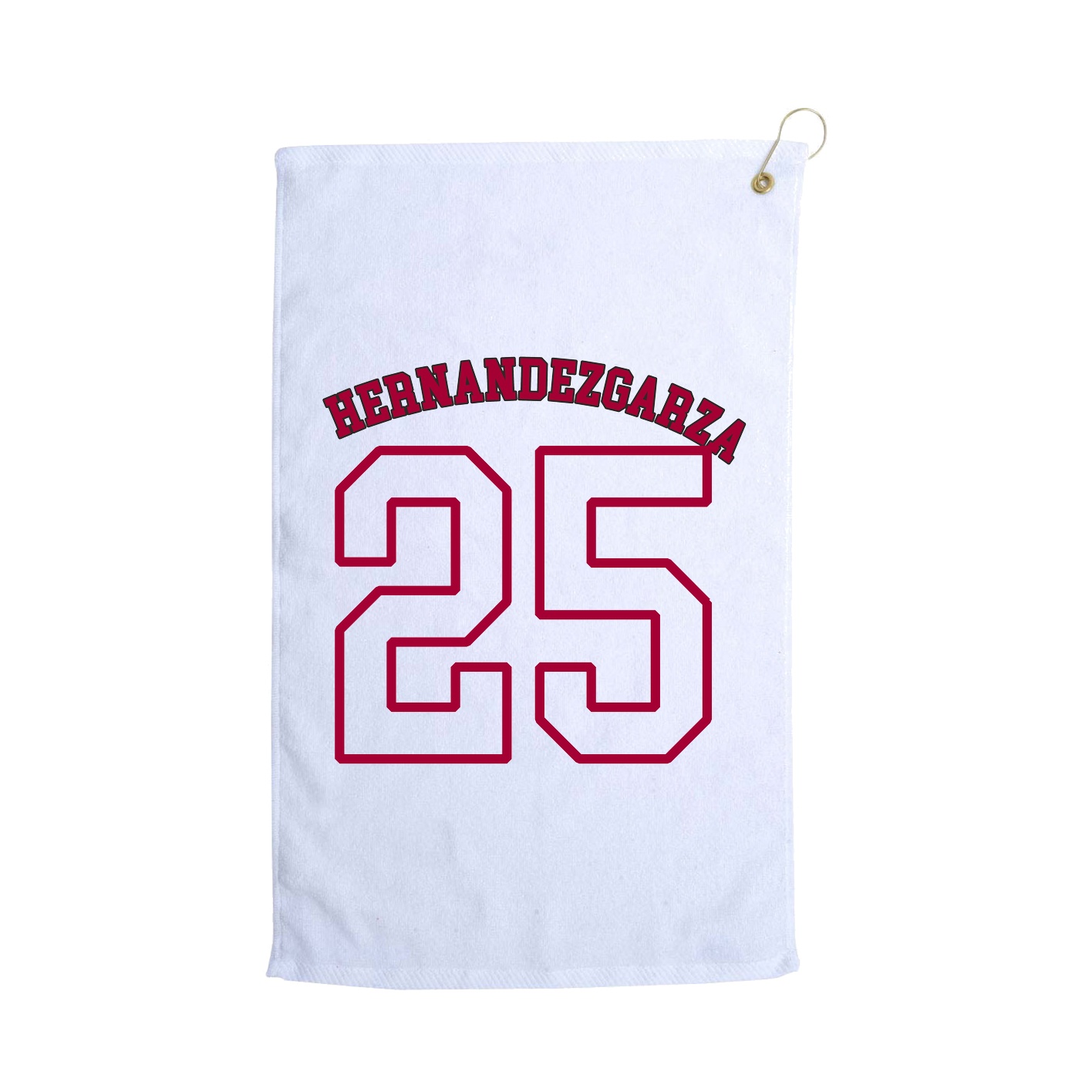 Golf Towel — Shirsey Arch in White