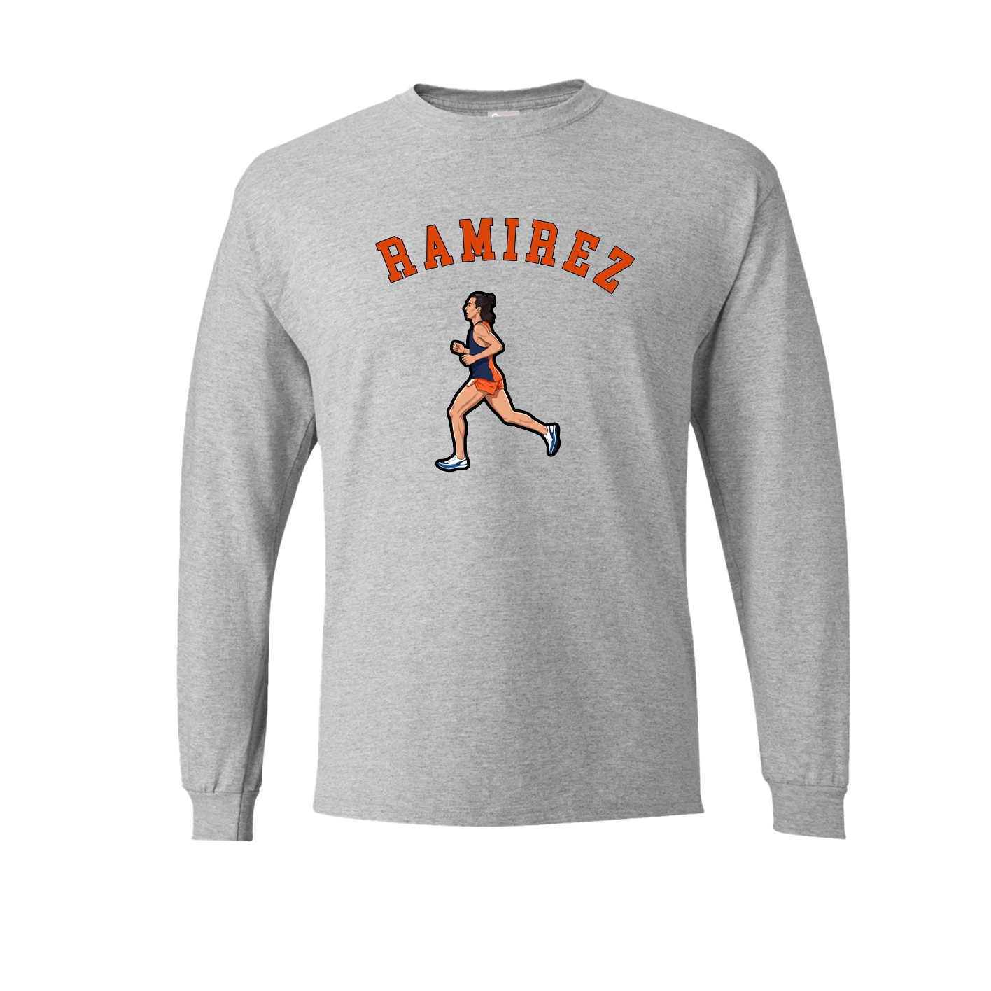 Long Sleeve Tee — Shirsey Arch in Grey