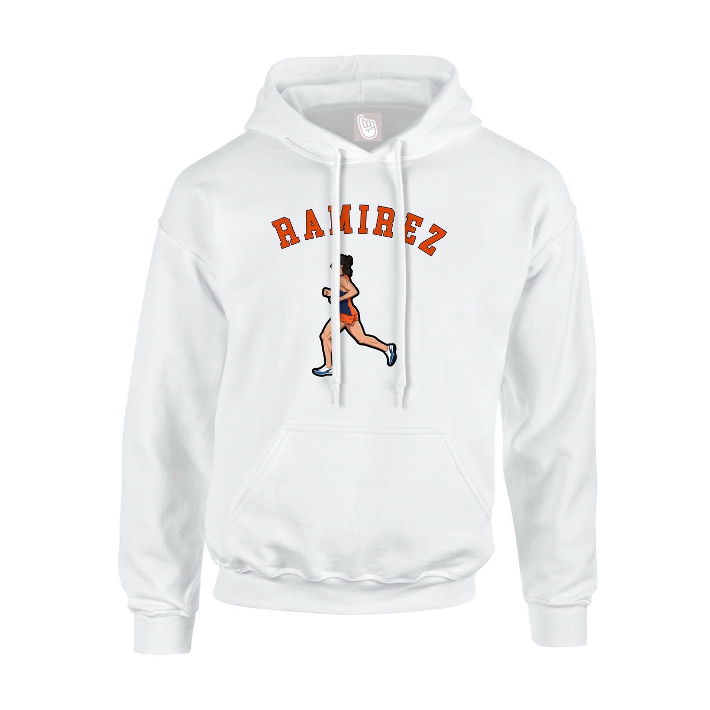 Hoodie — Shirsey Arch in White