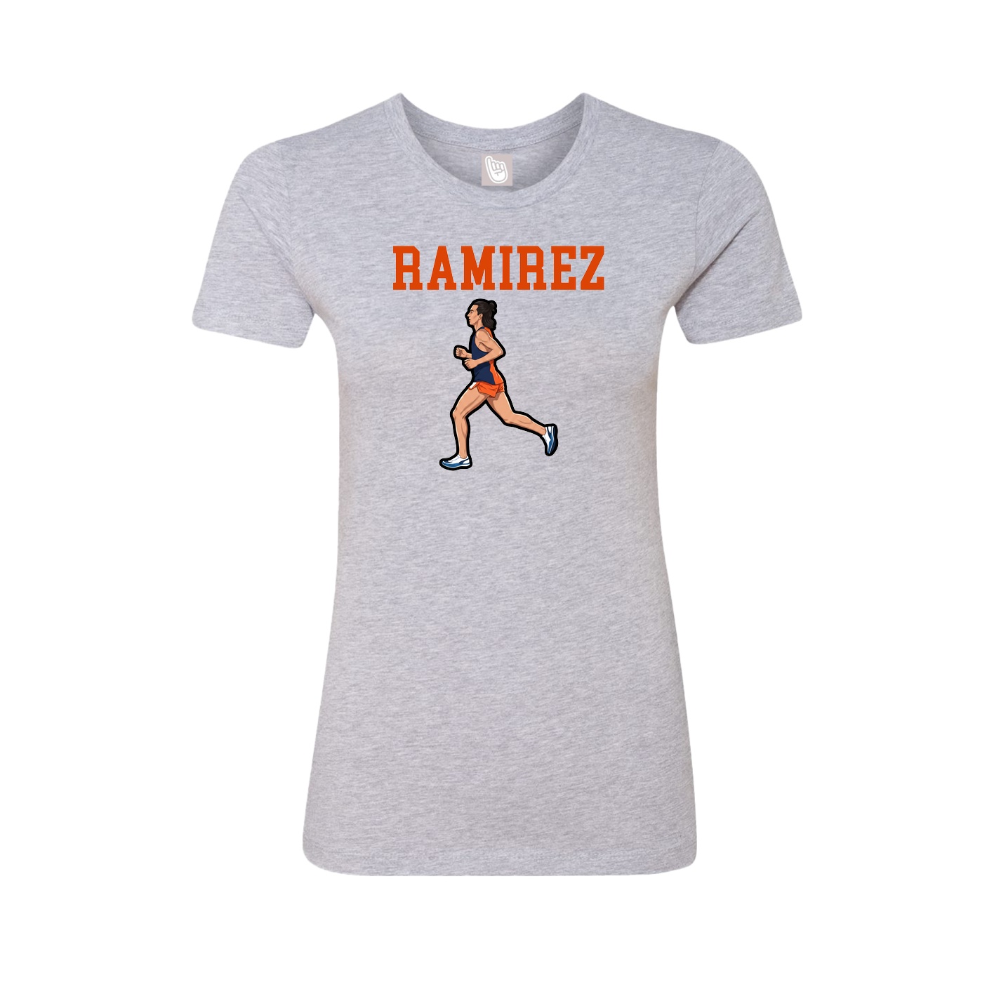 Fitted Women's Tee — Shirsey in Grey