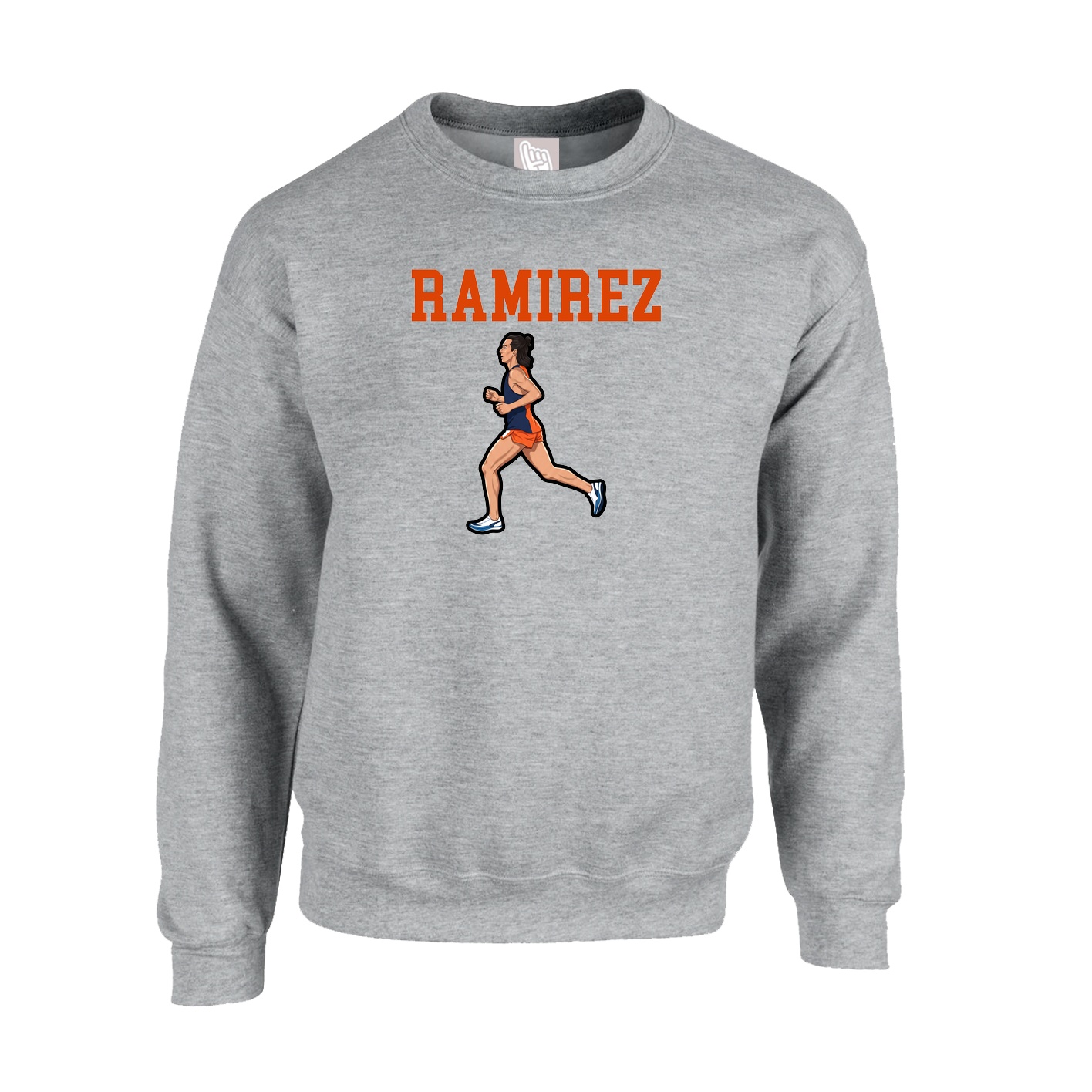 Fleece Crew — Shirsey in Grey