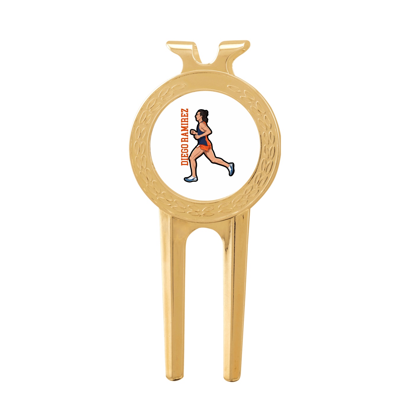 Divot Tool with Ball Marker — Name Vertical in Classic