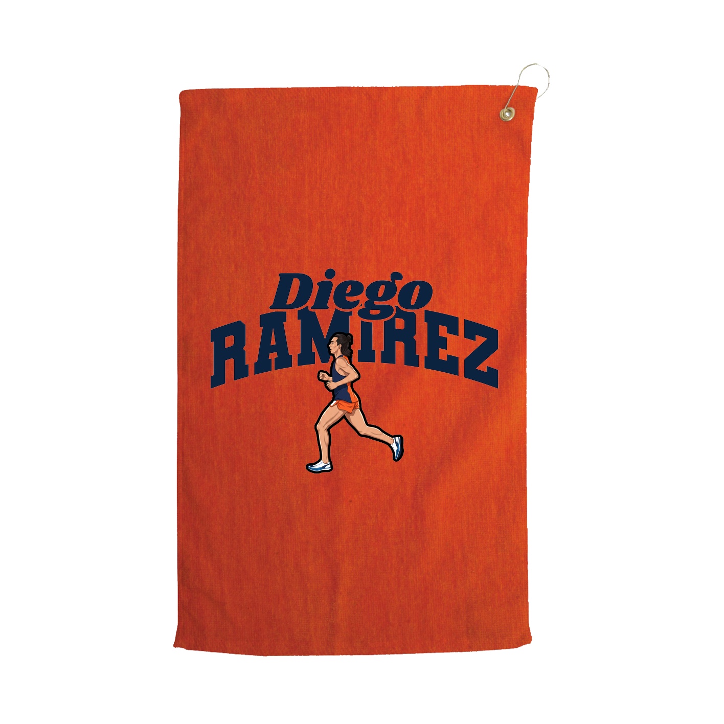 Golf Towel — Signature Arch in Orange