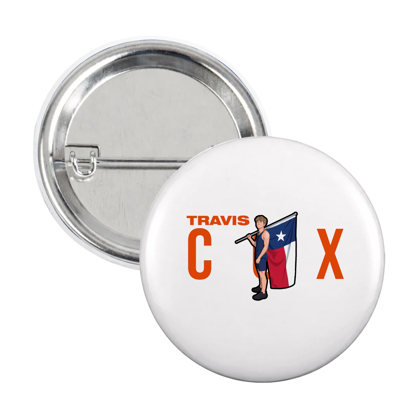 Game Day Button — Player Name in White