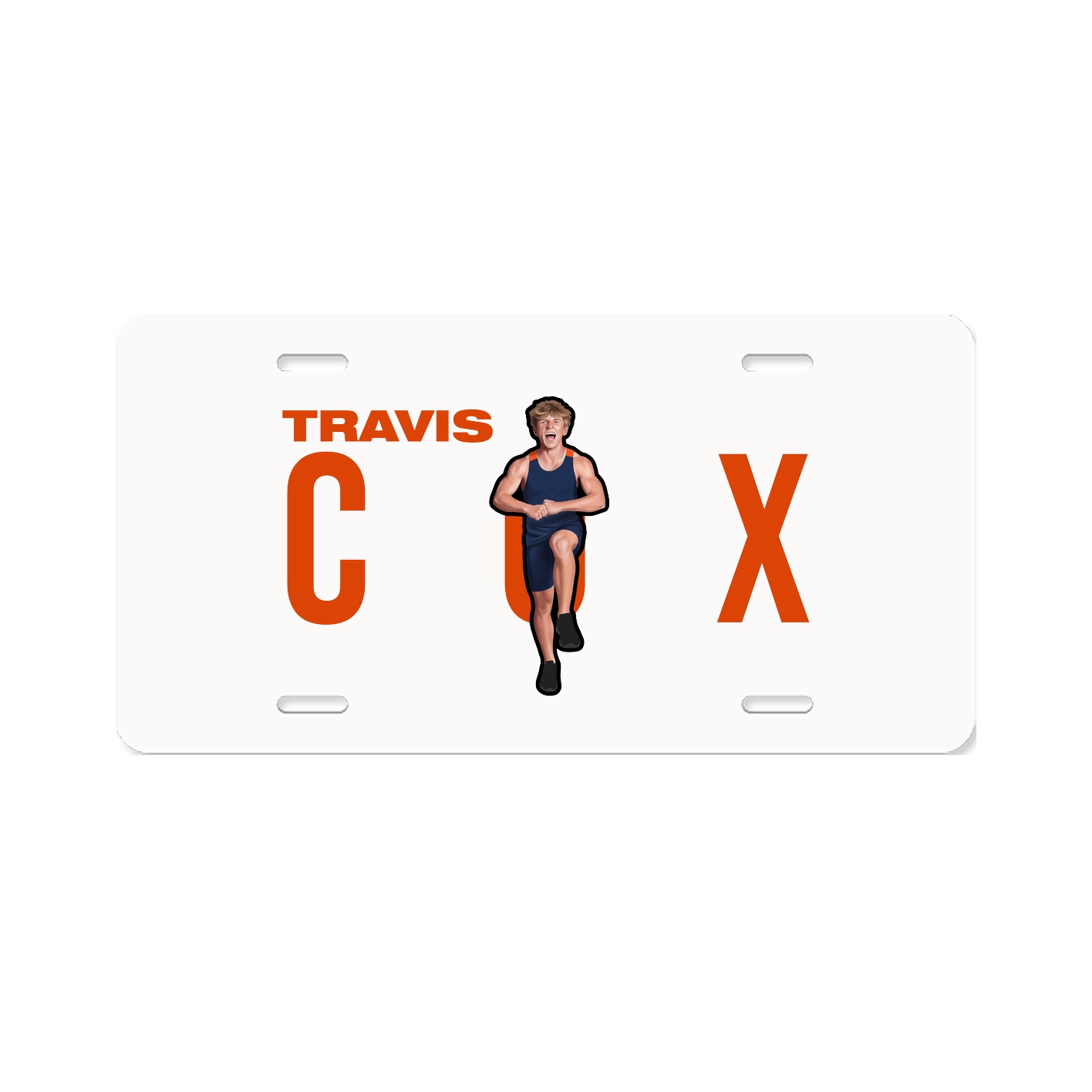 License Plate — Player Name in Classic