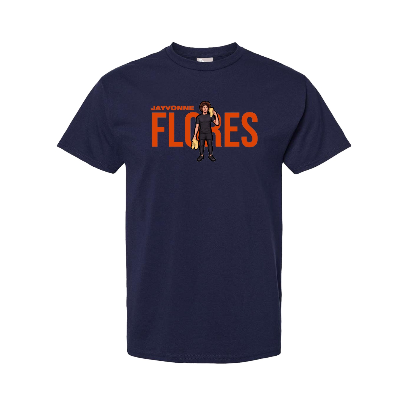 Youth Tee — Player Name in Navy