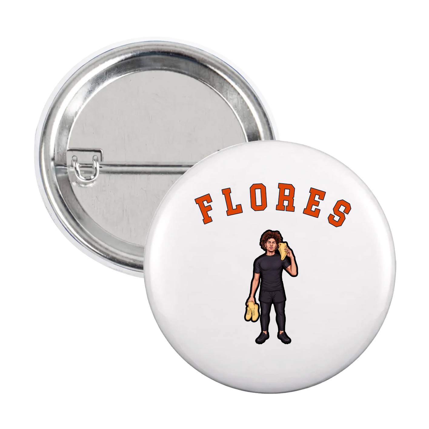 Game Day Button — Shirsey Arch in White