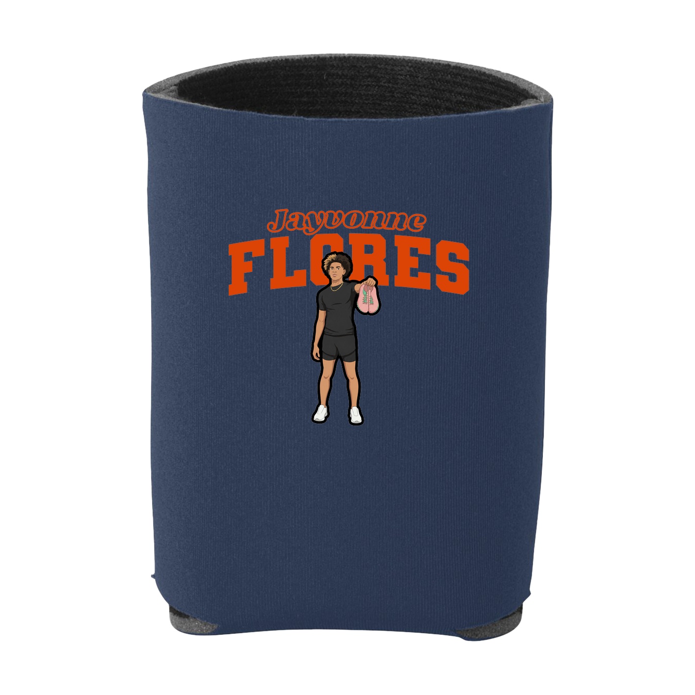 Can Holder — Name Arch in Navy