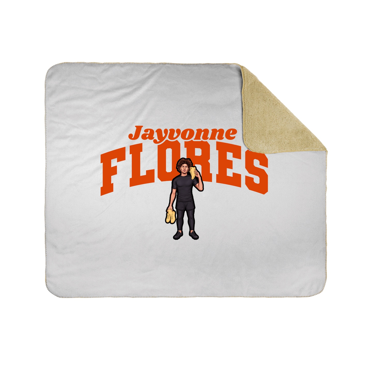 Throw Blanket — Signature Arch in White