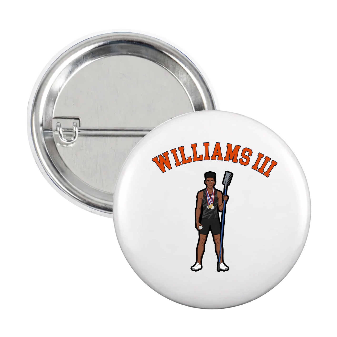 Game Day Button — Shirsey Arch in White