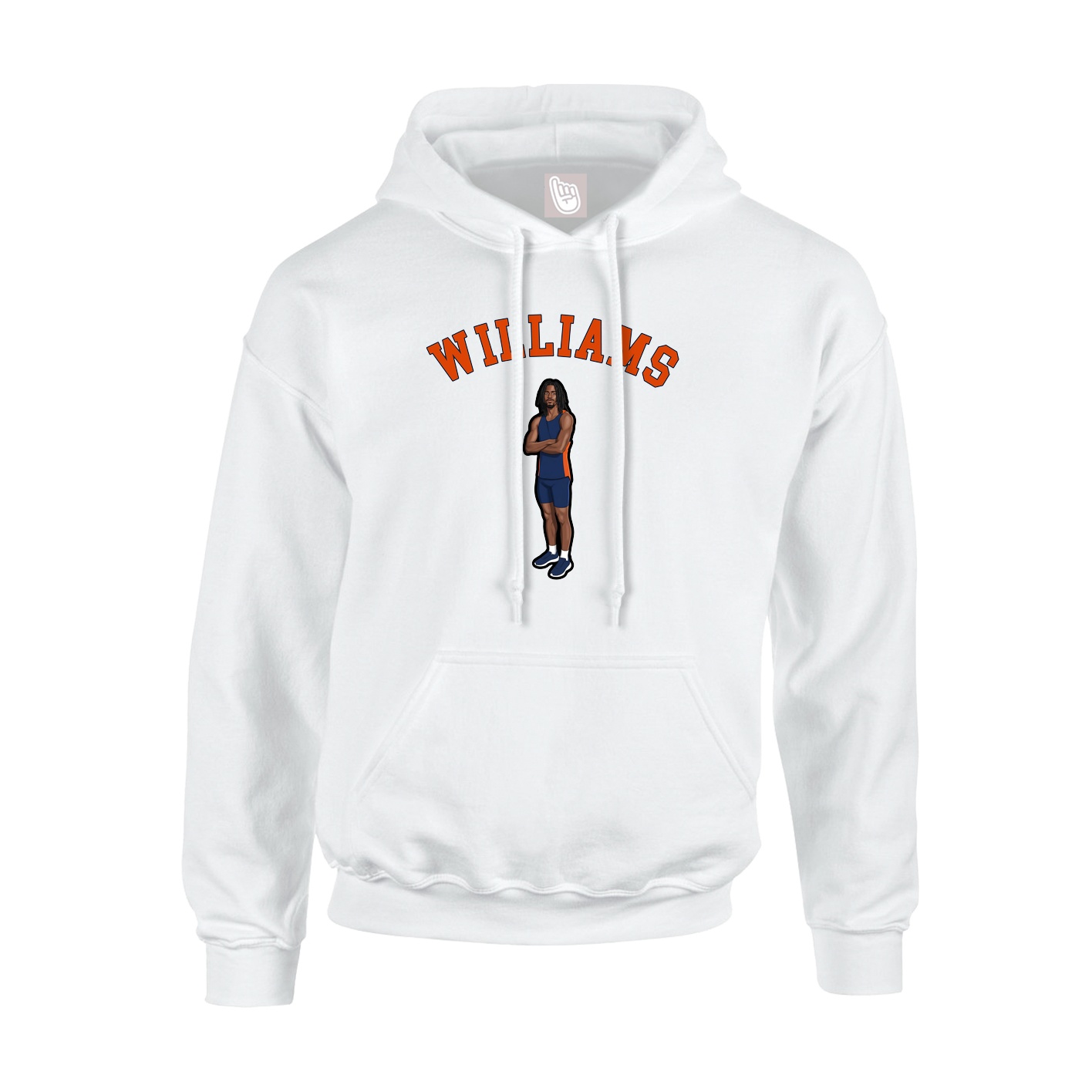 Hoodie — Shirsey Arch in White