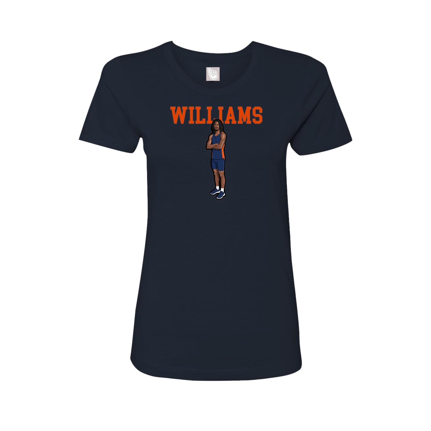 Fitted Women's Tee — Shirsey in Navy