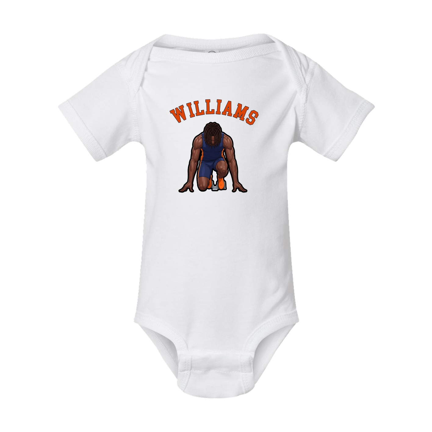 Baby Onesie — Shirsey Arch in White